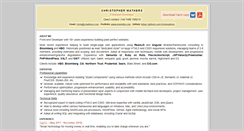 Desktop Screenshot of cmathers.com